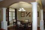 This beautiful dining room comes with elegant features such as columns, archways and custom trim.  We invite you to browse all of our Upper Michigan and Eastern Upper Peninsula projects and homes.